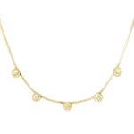 ketting gold plated coin